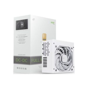 ACER GADGET AC650W WHITE 80 PLUS BRONZE FULL MODULAR POWER SUPPLY UNIT