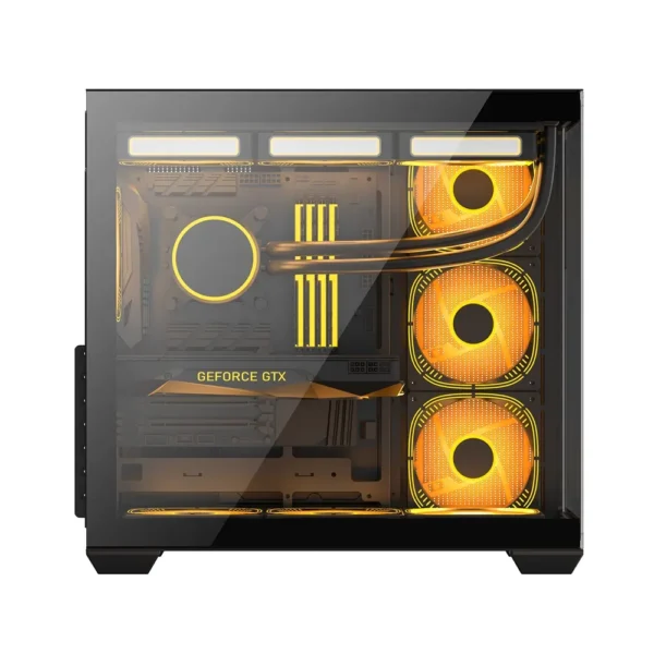 PC Power ICEBERG STEALTH BK Desktop Case - Super Tech