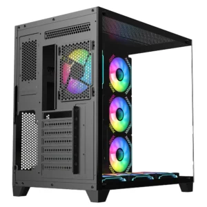 Alternative view of PC Power ICEBERG V3 Black Gaming Casing With 7 FANS