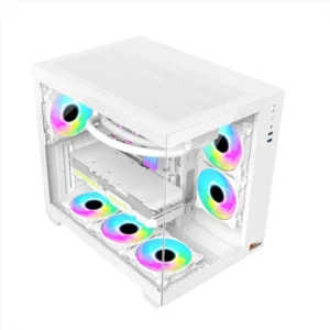 Alternative view of PC Power PG-H600 WH Iceland M-Atx/ Atx Gaming casing