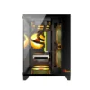PC POWER OCEAN VIEW BK M-ATX GAMING CASING WITH 5 ARGB FAN - Image 4