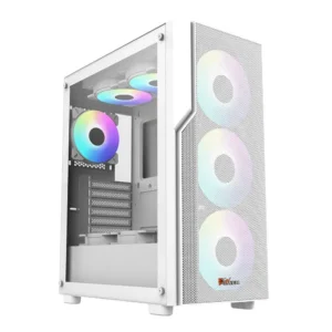 PC Power Zero Mesh WH PG-H450 Atx Gaming casing