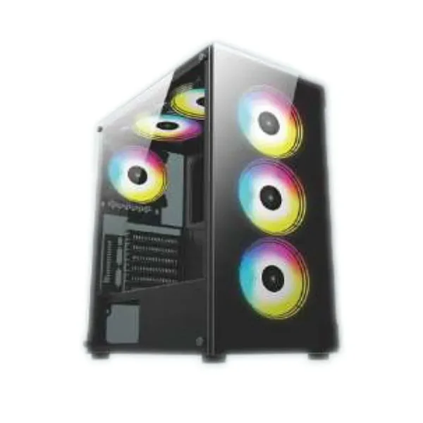 PC POWER CRYSTAL GLASS V2 ATX GAMING CASING - Super Tech