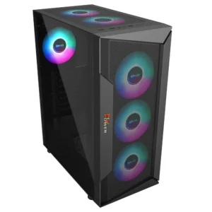 Alternative view of Pc Power VOX MESH Black ATX Gaming Casing