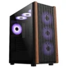 PC POWER WOOD MESH BK Casing With 6 FANS - Image 2