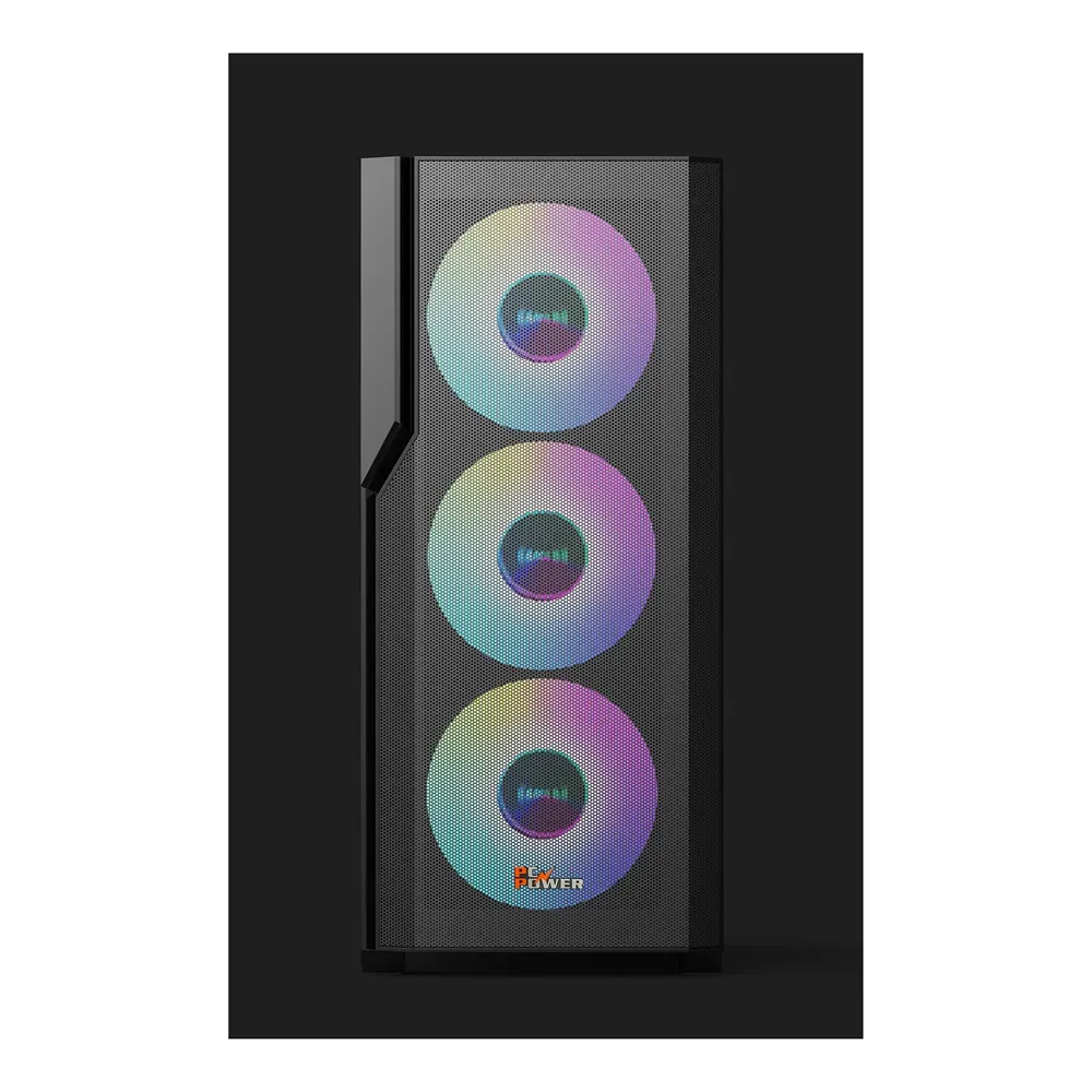 PC Power Zero Mesh BK PG-H450 Atx Gaming casing - Image 2