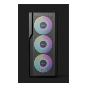 Alternative view of PC POWER ZERO MESH BK Casing With 4 FANS