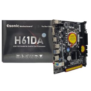 Esonic H61DA1 DDR-3 2nd/3rd Gen NVME Support M-ATX Motherboard