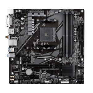 Alternative view of GIGABYTE A520M DS3H AC Ultra Durable AM4 Micro-ATX Motherboard
