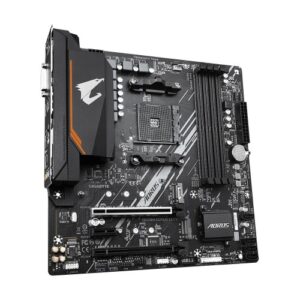Alternative view of Gigabyte B550M Aorus Elite AMD Micro ATX Motherboard