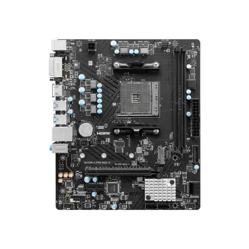 MSI B450M-A PRO MAX II AMD AM4 Motherboard - Image 2