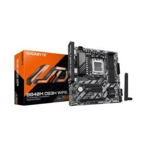 GIGABYTE B840M DS3H WIFI6 AMD AM5 DDR5 Micro ATX Motherboard