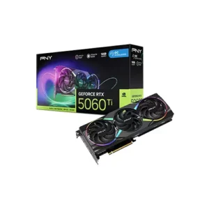 PNY GeForce RTX 5060 Ti 16GB GDDR7 EPIC-X RGB OC Triple Fan Graphics Card