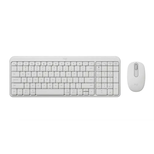 Logitech MK250 Wireless Keyboard Mouse Combo (Off-White)