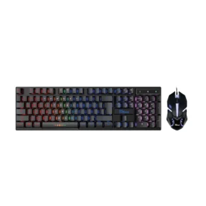 PC Power PGC001D105 Wired Keyboard & Mouse Gaming Combo