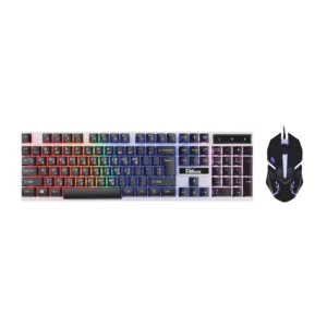 PC Power PGC801A105 RGB Wired Gaming Keyboard Mouse Combo with Bangla