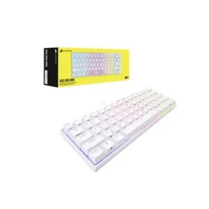 Alternative view of CORSAIR K65 RGB MINI 60% CHERRY MX MECHANICAL GAMING KEYBOARD RED-WHITE