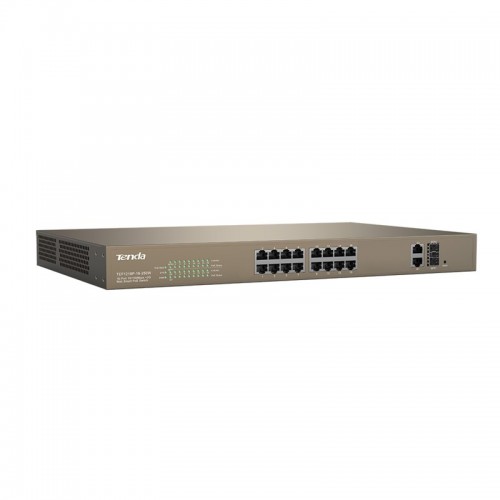 Tenda TEF1218P 16-Port 10/100Mbps + 2 Gigabit Smart PoE Switch - Image 2