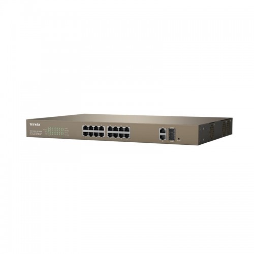Tenda TEF1218P 16-Port 10/100Mbps + 2 Gigabit Smart PoE Switch - Image 3