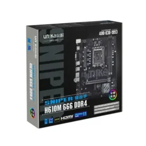 Unika Sniper UN-H610M 666 DDR4 12/13th Gen mATX Motherboard
