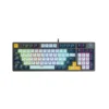 Fantech ATOM 96 MK890V2 RGB Wired Mechanical Gaming Keyboard (Navy Blue) sky blue