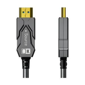 Alternative view of Dtech DT-HF8020KF 20 Meter 8K HDMI Armor Fiber Optic Cable With Waterproof Shell