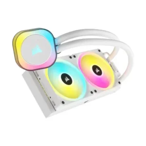 Alternative view of Corsair iCUE LINK H100i RGB 240mm ALL-IN-ONE Liquid CPU Cooler White