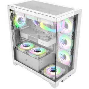 Alternative view of 1STPLAYER Mi8 White ATX Gaming Casing
