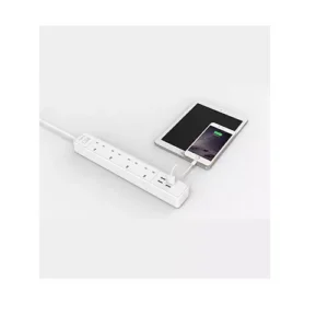 Alternative view of ORICO OSC-4A4U-UK 4 AC Outlet Surge Protector with 4 USB Charging Port