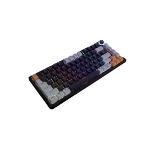 Alternative view of Fantech ATOM 81 MK875V2 RGB Wired Mechanical Gaming Keyboard (Navy Blue) /sky blue