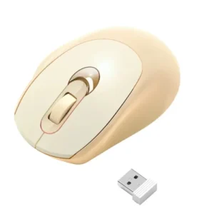 T-Wolf Q8 Wireless Mouse (Milk Tea)