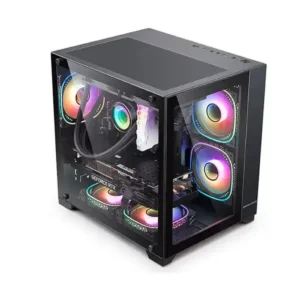 Alternative view of Golden Field Seaview M360 Black Mini Tower Micro-ATX Gaming Case