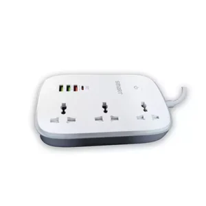 Alternative view of SMART SEE-PE34L 3 Sockets Wi-Fi Smart Power Strip with USB-C and Fast Charging