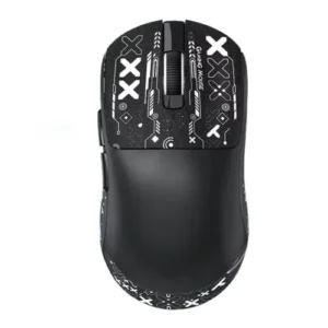 T-WOLF X9 Tri-mode Lightweight Wireless Gaming Mouse With Grip Tape (Black)