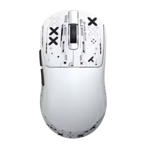 T-WOLF X9 Tri-mode Lightweight Wireless Gaming Mouse With Grip Tape (White)