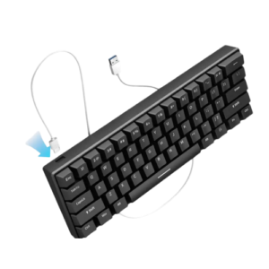 Alternative view of Zifriend H61K 60% Wired Mechanical Keyboard